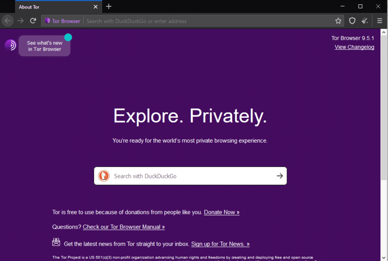 Tor - explore privately